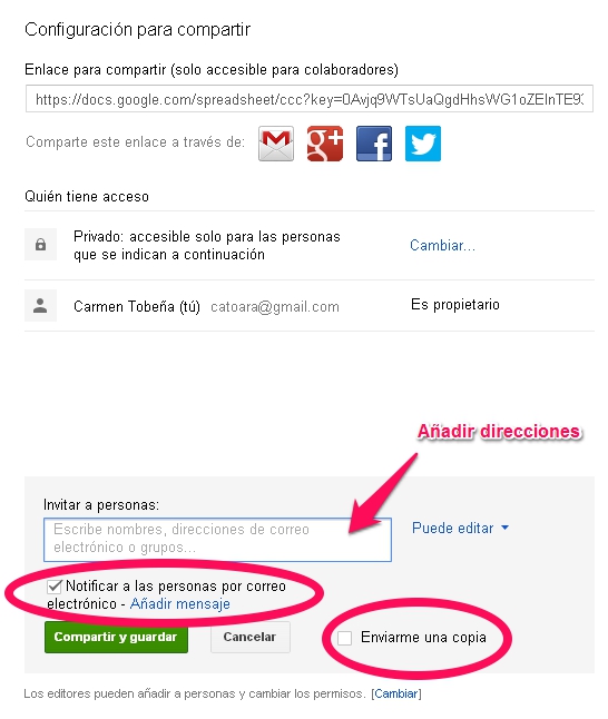 5_04: Captura de pantalla propia - Configuración para compartir