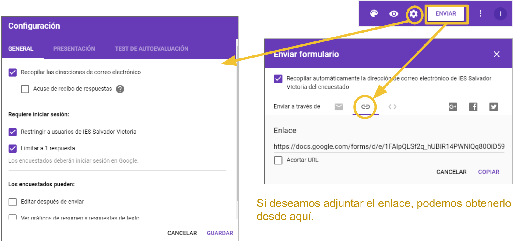 Enviando formulario