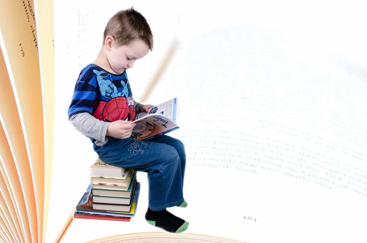 niño leyendo. Imagen tomada de Pixabay