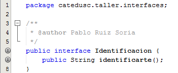 Interface Identificacion