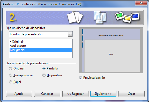 Poner fondo desde Asistente OpenOffice