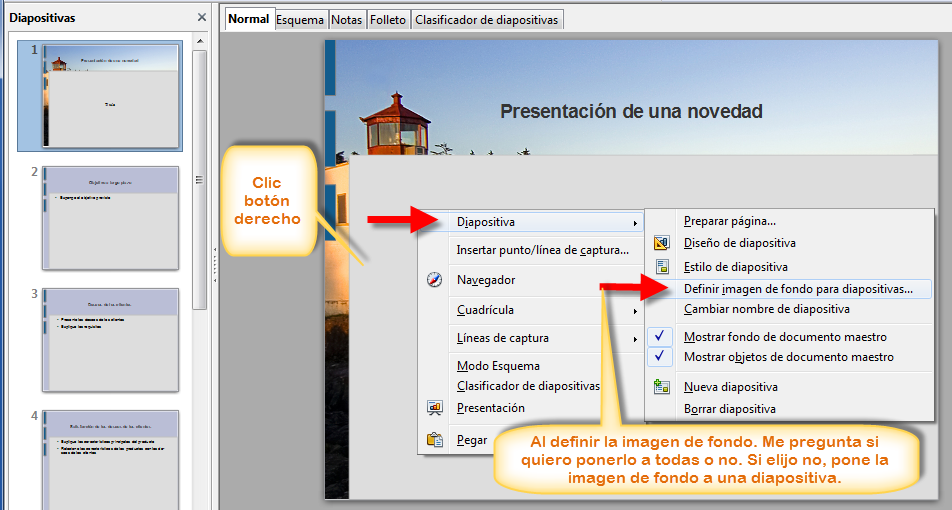 Definir imagen de fondo OpenOffice